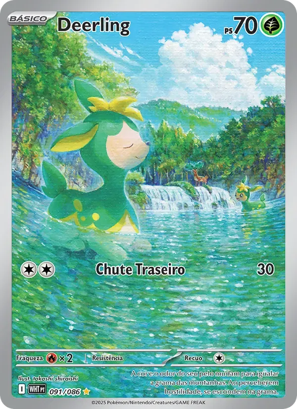 Deerling 091/86 Fogo Branco