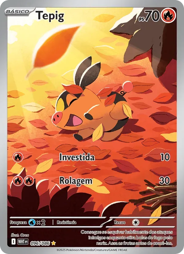 Tepig 096/86 Fogo Branco