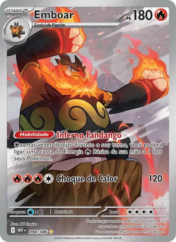Emboar 098/86 Fogo Branco
