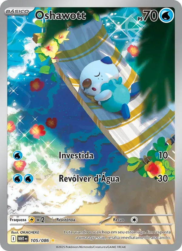 Oshawott 105/86 Fogo Branco