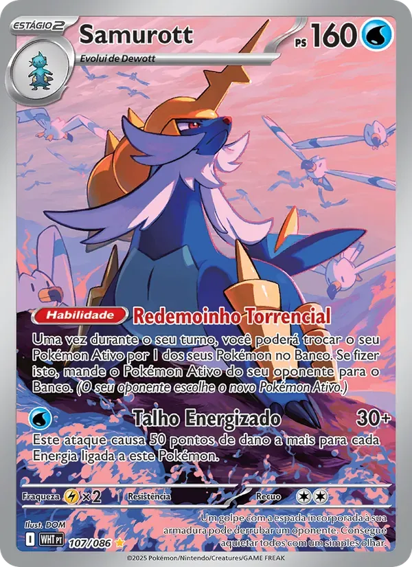 Samurott 107/86 Fogo Branco