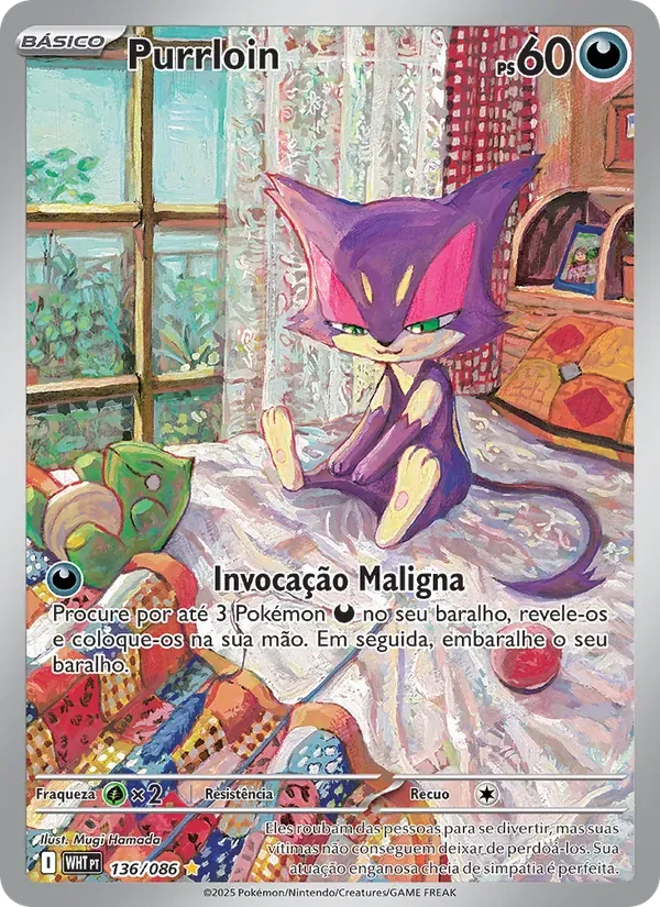 Purrloin 136/86 Fogo Branco