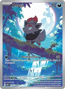 Zorua 142 Fogo Branco