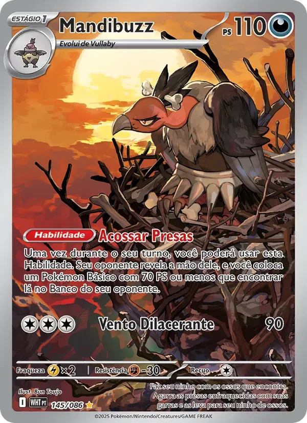 Mandibuzz 145/86 Fogo Branco