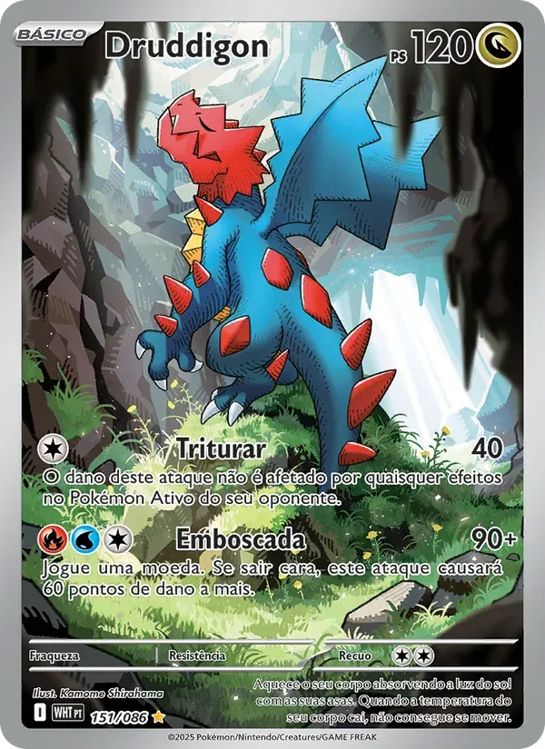 Druddigon 151/86 Fogo Branco