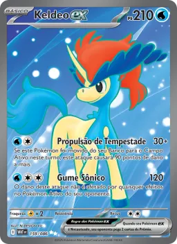 Keldeo ex 159 Fogo Branco