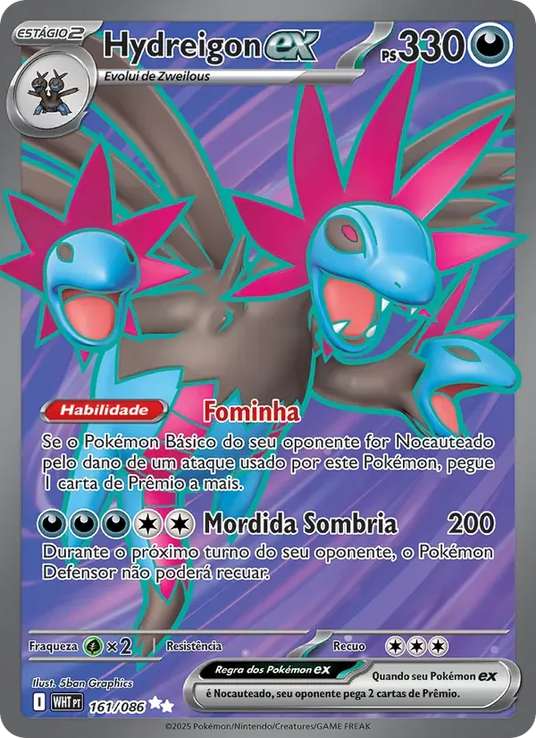Hydreigon ex 161/86 Fogo Branco