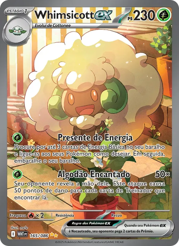 Whimsicott ex 165/86 Fogo Branco