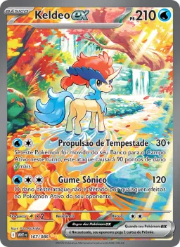 Keldeo ex 167 Fogo Branco