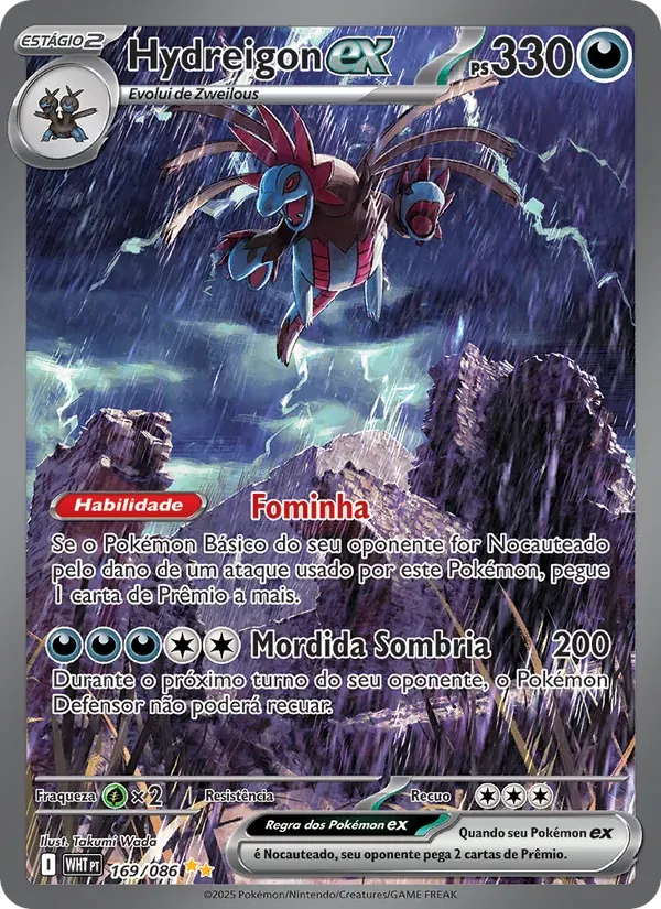 Hydreigon ex 169/86 Fogo Branco