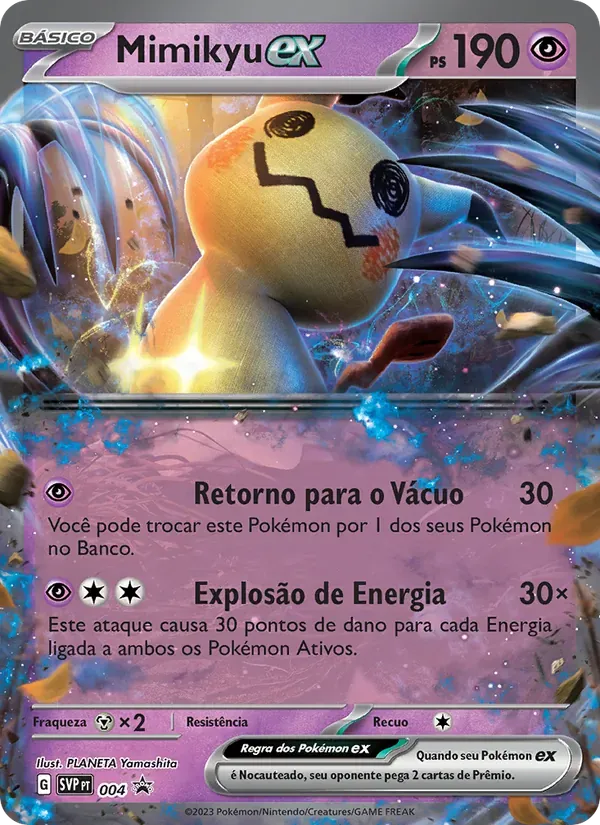 Mimikyu ex 004/225 SVP Black Star Promos