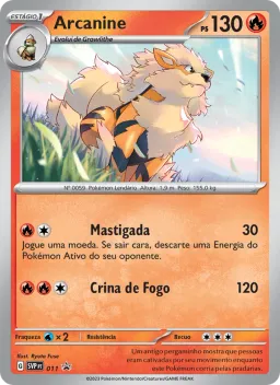 Arcanine 011 SVP Black Star Promos