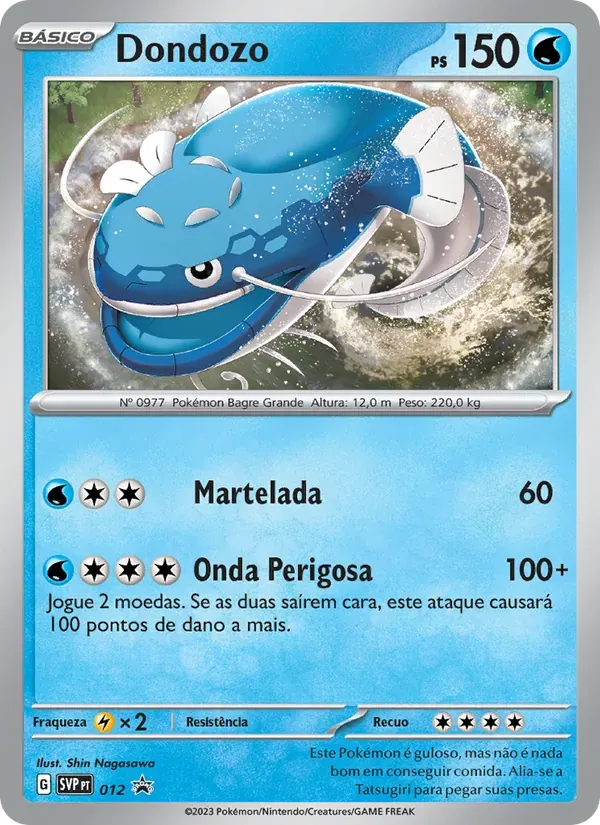 Dondozo 012/225 SVP Black Star Promos