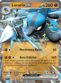 Lucario ex 017 SVP Black Star Promos