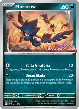 Murkrow 021 SVP Black Star Promos