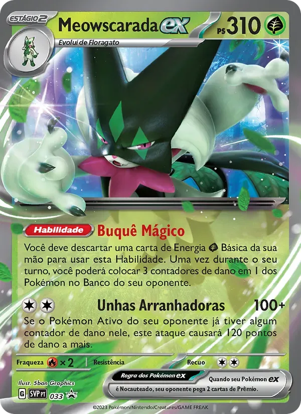 Meowscarada ex 033/225 SVP Black Star Promos