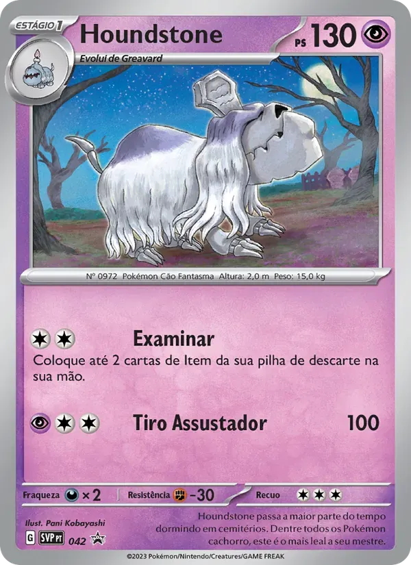 Houndstone 042/225 SVP Black Star Promos