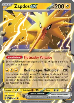 Zapdos ex 049 SVP Black Star Promos