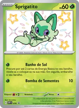 Sprigatito 076 SVP Black Star Promos