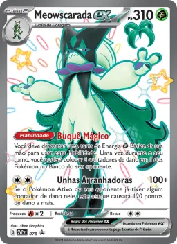 Meowscarada ex 078 SVP Black Star Promos