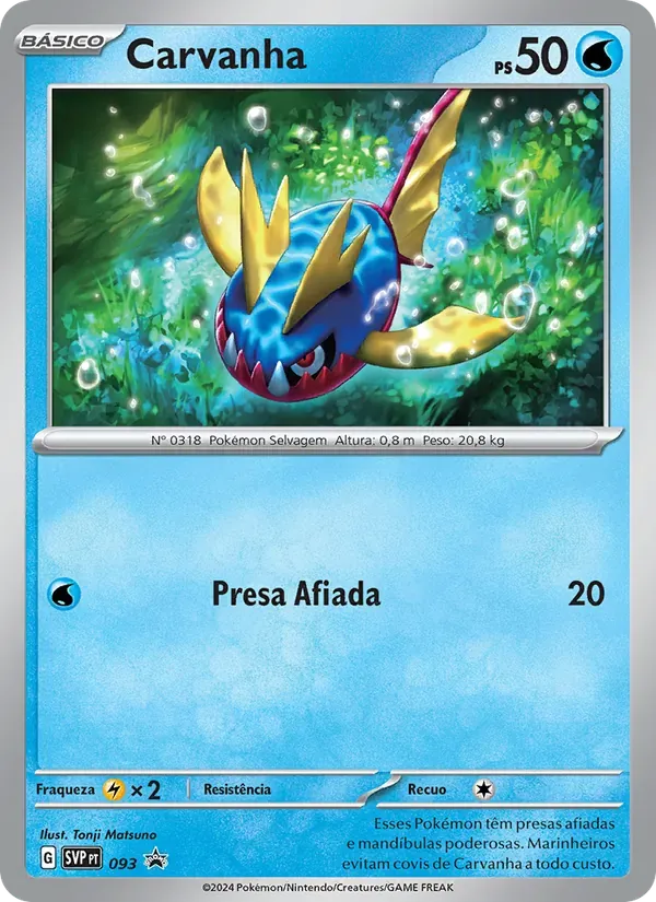 Carvanha 093/225 SVP Black Star Promos