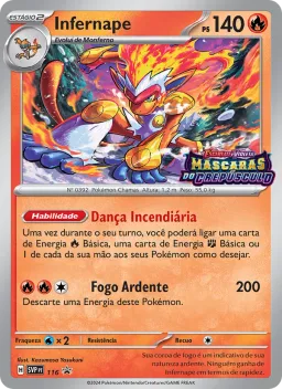 Infernape 116 SVP Black Star Promos