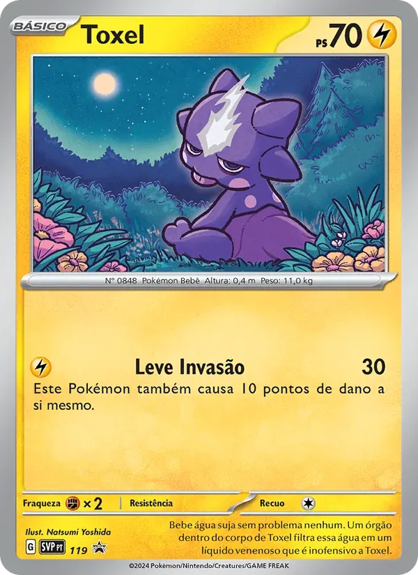 Toxel 119/225 SVP Black Star Promos