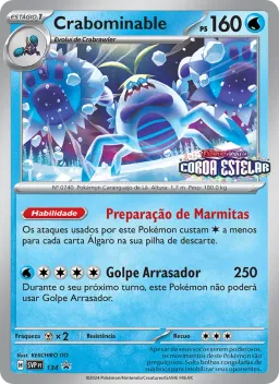 Crabominable 134 SVP Black Star Promos