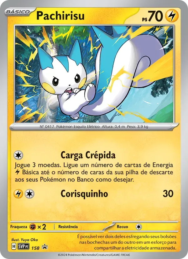 Pachirisu 158/225 SVP Black Star Promos