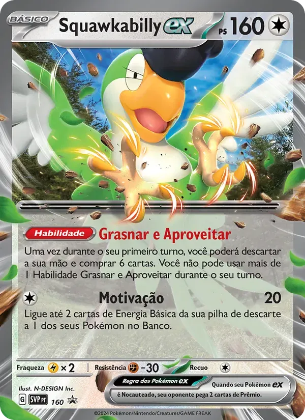 Squawkabilly ex 160/225 SVP Black Star Promos