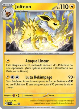 Jolteon 169 SVP Black Star Promos