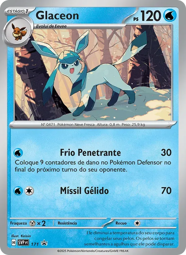 Glaceon 171/225 SVP Black Star Promos