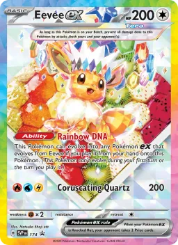Eevee ex 174 SVP Black Star Promos
