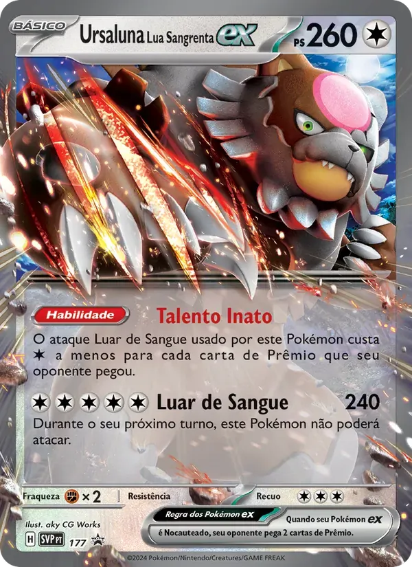 Ursaluna Lua Sangrenta ex 177/225 SVP Black Star Promos