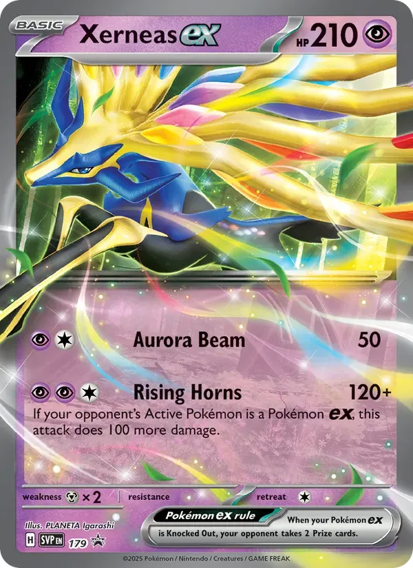 Xerneas ex 179/225 SVP Black Star Promos