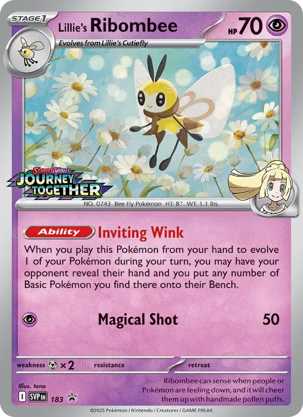 Ribombee da Lílian 183/225 SVP Black Star Promos