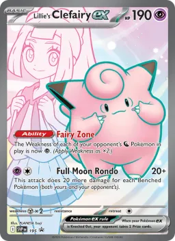 Clefairy ex da Lílian 195 SVP Black Star Promos