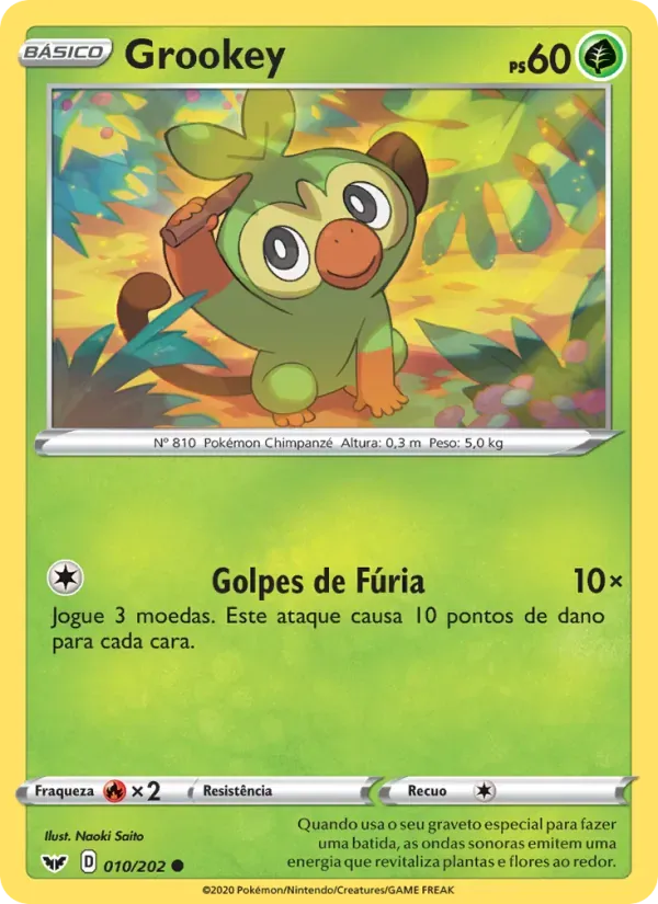 Grookey 10/202 Espada e Escudo