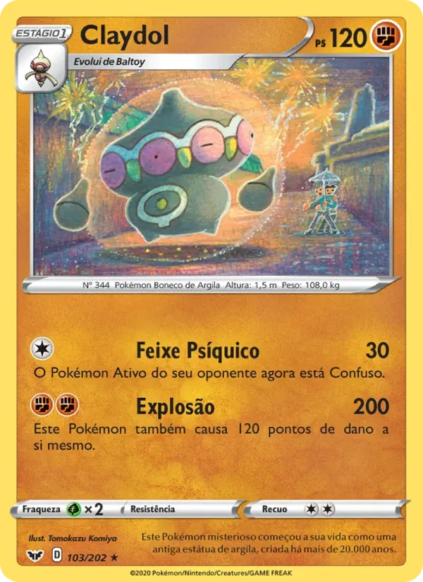 Claydol 103/202 Espada e Escudo