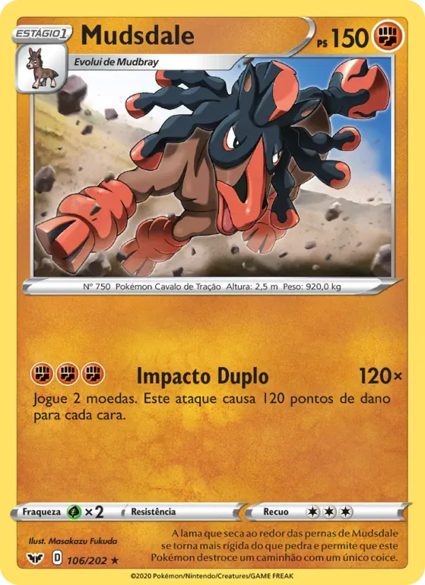 Mudsdale 106/202 Espada e Escudo