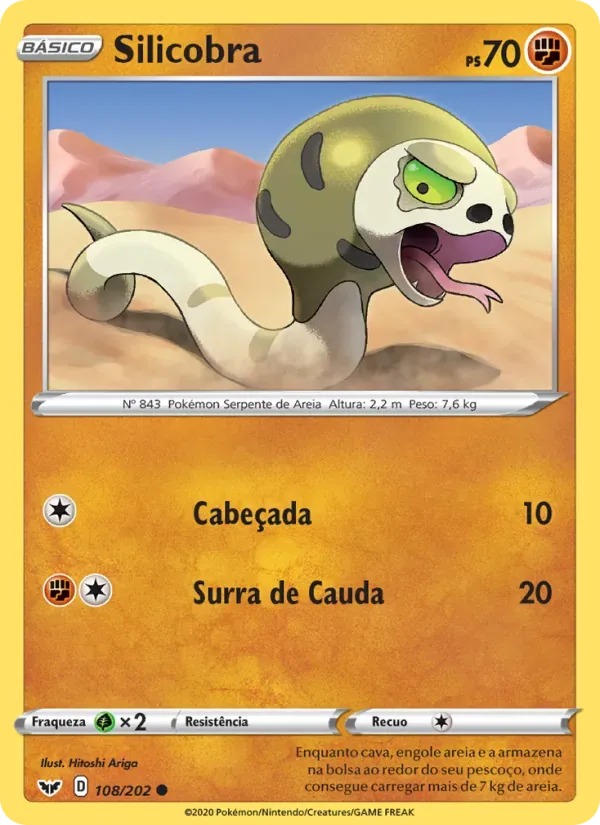 Silicobra 108/202 Espada e Escudo