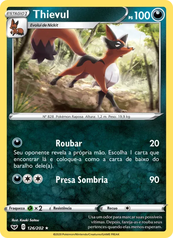 Thievul 126/202 Espada e Escudo