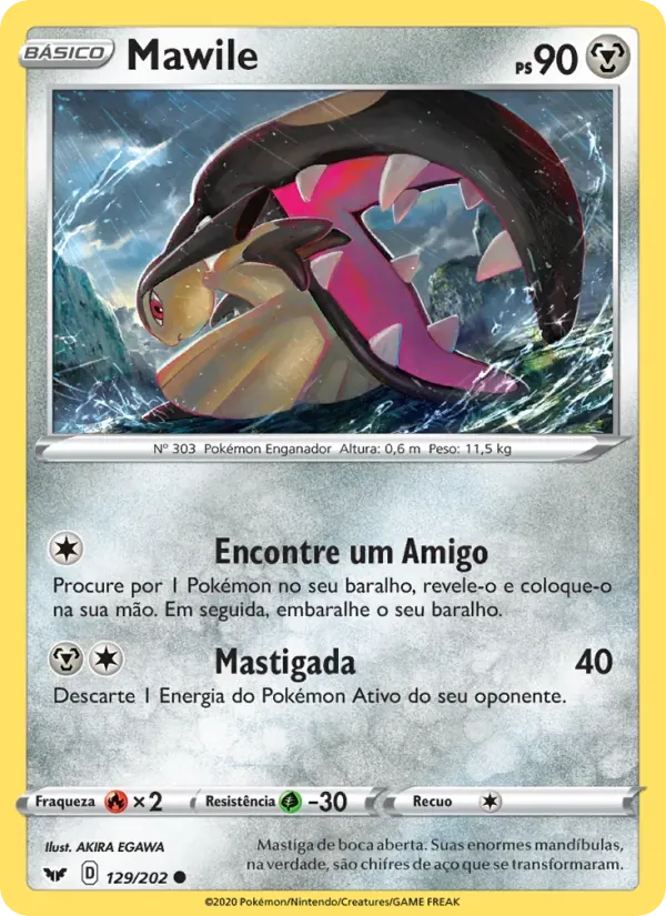 Mawile 129/202 Espada e Escudo