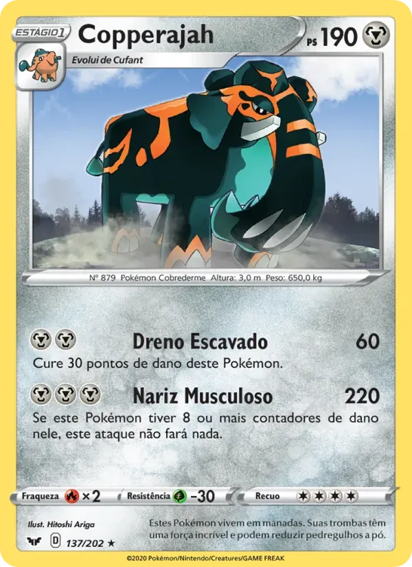 Copperajah 137/202 Espada e Escudo