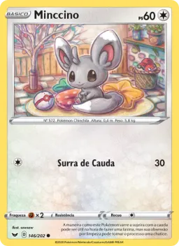 Minccino 146 Espada e Escudo