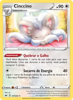 Cinccino 147 Espada e Escudo