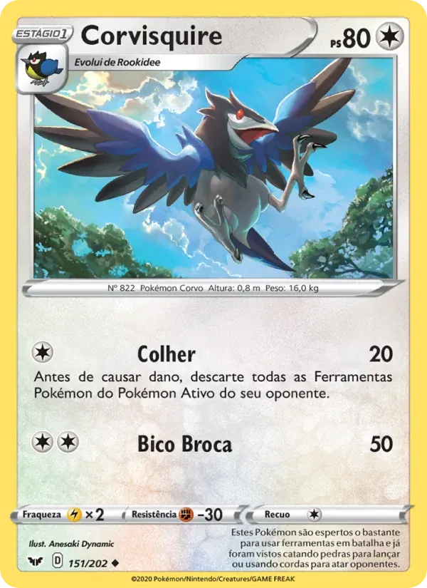 Corvisquire 151/202 Espada e Escudo