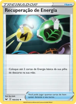 Recuperação de Energia 160 Espada e Escudo