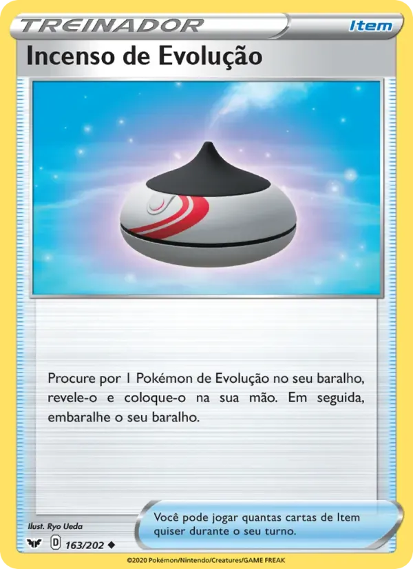 Incenso de Evolução 163/202 Espada e Escudo