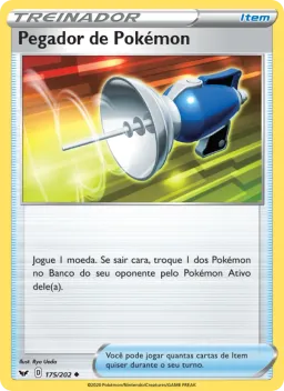 Pegador de Pokémon 175 Espada e Escudo